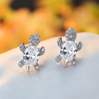 Estela | Precious silver zirconia earrings