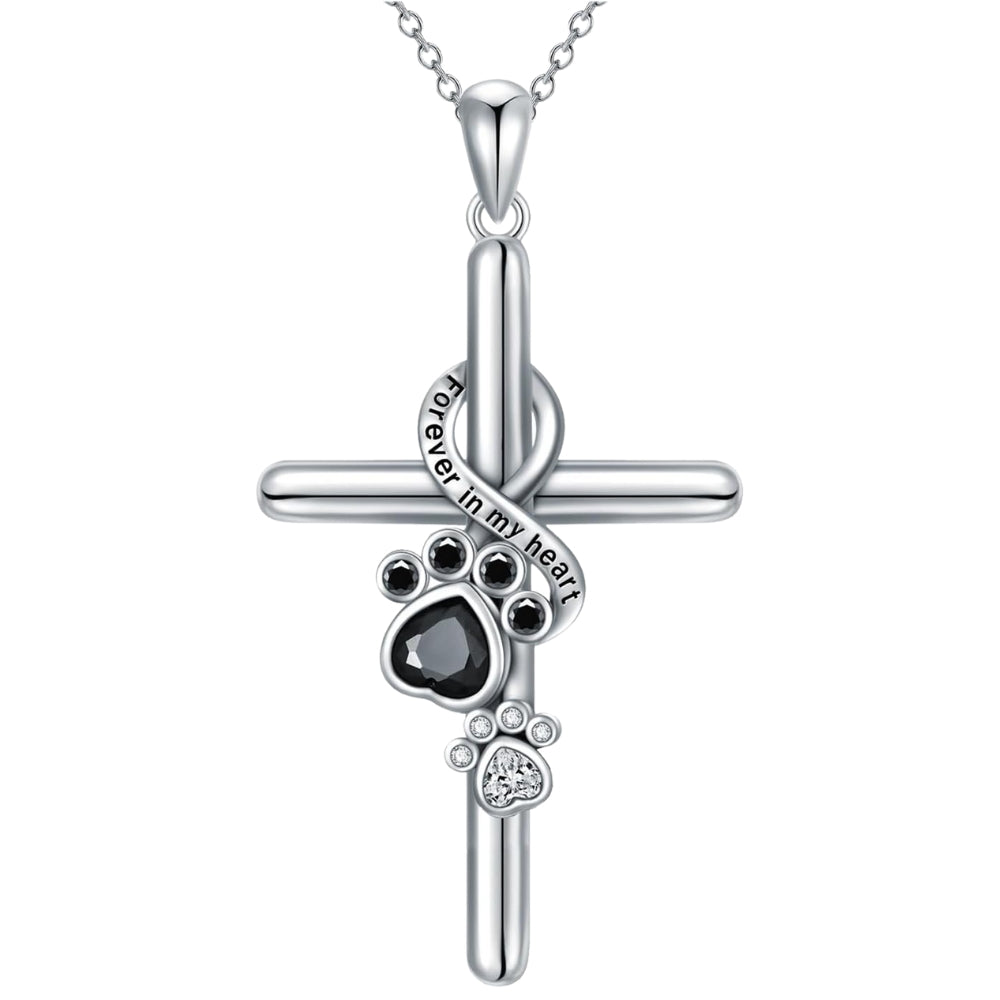 Julieta | and cross necklace made of 925 sterling silver for a stylish appearance
