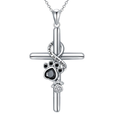 Julieta | and cross necklace made of 925 sterling silver for a stylish appearance
